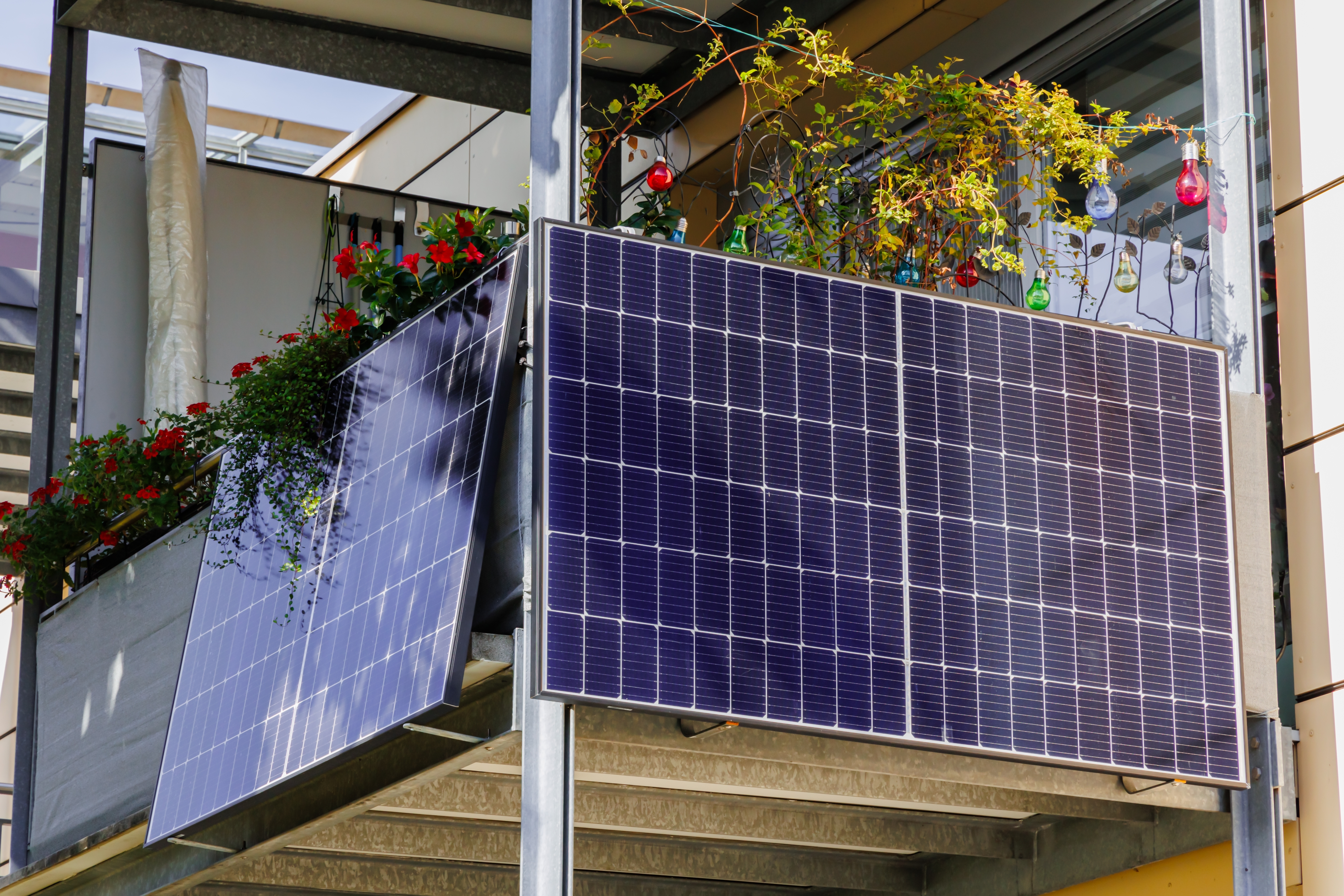 Kleine Plug n Play Anlage auf Balkon