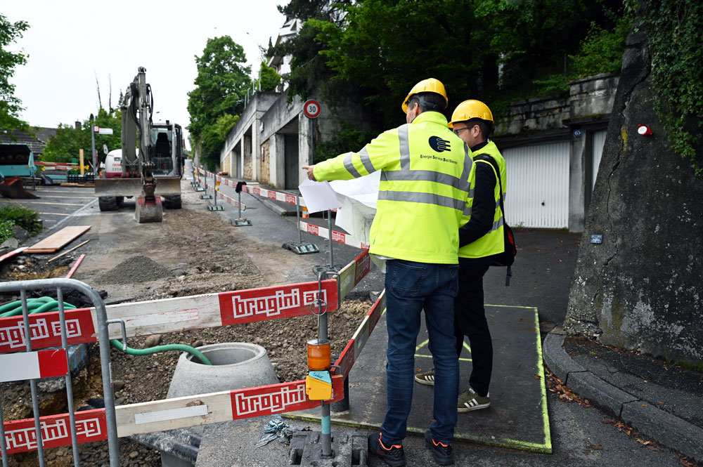 Baustelle des ESB